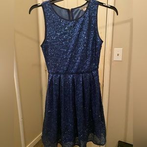 Blue dress